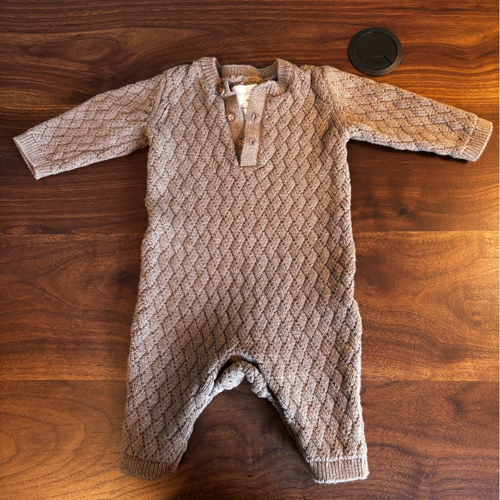 Carter’s Little Planet Brown Sweater Jumpsuit